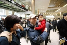 [포토] 대우건설 근로자 75명 인천공항 통해 입국