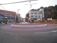 범어사 입구 사거리 회전교차로 18일 준공