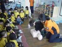 [포토] 부산충무119안전센터 ‘파랑새유치원 재난안전교육’