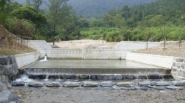 대전 유성구 반석동에 사방댐 설치…호우시 산사태 예방