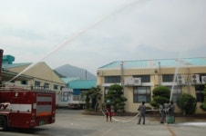 양산소방서 (주)고려상사 합동소방 훈련 실시