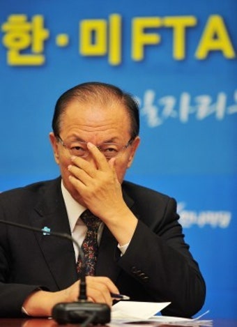 황우여 “김진표, 이게(한미FTA 합의안) 최종이라고 했다”