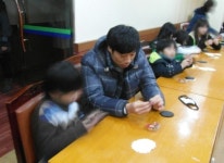 수원시 드림스타트센터에 산타가 나타났다