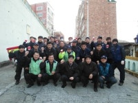 동부산우체국 ‘사랑의 연탄 나눔’ 봉사활동