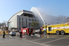 송탄소방서, 2012 아시아역도선수권 대회장 광역2호 훈련