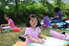계룡장학재단, 유림공원 사생대회 성료