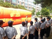 하단119안전센터, ‘아파트 안전훈련’ 실시