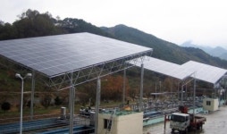 구례군, 지리산온천 공공하수처리장 태양광발전설비 완공