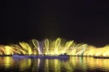 목포 춤추는 분수에 맞추어 덩실덩실 춤추어 보세~