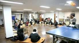 [동영상] 등산, 밴드 동아리에 이어 사물놀이 동아리까지…(주)문화유통북스의 문화예술경영