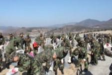 국립 영천호국원, 경북지부 고엽제전우회  호국원 참배 및  안보결의 대회 가져