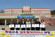 안성시 고삼면, 학교교육 업무협약(MOU) 체결