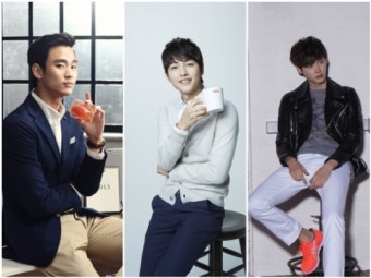 김수현 송중기 이종석 등 CF속 꽃미남 돌직구로 여심 흔들