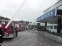 경북 안동소방서, 진보병원 합동소방훈련 실시