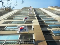 부산 해운대구 반여1동 ‘센텀롯데캐슬 전세대’ 태극기 게양