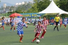 경주시. 화랑대기전국초등학교 유소년축구대회 폐막