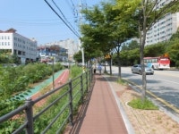 용인시 수지구_성복천변_인도_단계별_확장.