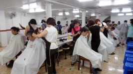 대한미용사회 동래구지회, 상록병원서 봉사활동