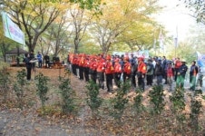 [포토]사상구, 산불감시원 발대식 및 숲가꾸기 행사