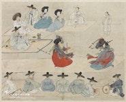 김홍도·신윤복 그림을 유유자적 즐기다, 간송문화전 ‘풍속인물화’전