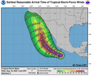 열대성 폭풍 ‘힐러리’, 주말에 바하 캘리포니아 반도 접근