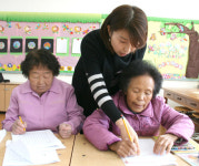 초등학교 입학 박삼순·여순아 할머니<경북 문경>