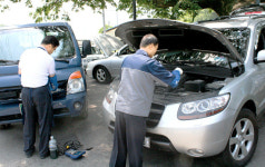 현대차 대구본부, 자매마을 주민의 차량·농기계 점검