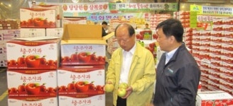 추석 앞두고 농협 가락공판장 점검