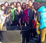 온양농협·농가주부, 다문화 여성 고추장 담그기 체험행사 열어