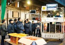 “경기 회복되고 농산물 제값을”…도매시장, 새해첫경매시작