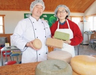 “녹차 넣어 만든 치즈 맛보세요”