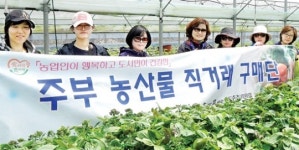 “수확한 농산물로 반찬 만들어 보람”