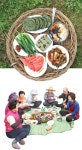 “얼릉 와서 ‘새참’ 잡숴유~‘숭늉커피’도 한잔하고”
