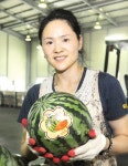 논산 ‘예스민’수박 홍콩으로