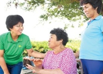 충북 충주 주덕읍 미락마을 6년째 부녀회장 나가야 미끼씨