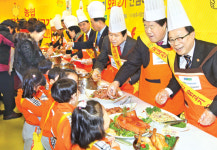 “오리랑 닭고기랑 먹고 싶어요”