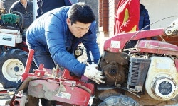영농철 맞아 농기계 순회수리