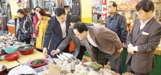 대전 문창시장 농산물원산지표시 단속현장 가보니