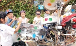 훌륭한 악기로 변한 생활 폐품