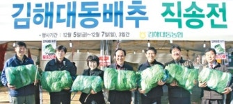대동농협, 부산·김해서 ‘대동배추’ 직판전