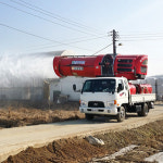농협 광역살포기, 구제역 차단방역에 ‘한몫’