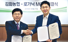 김화농협, 농산물 판매확대 팔걷어