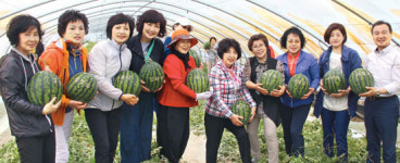 농촌에서 몸과 마음 재충전…“우리 농산물 너무 좋아요”