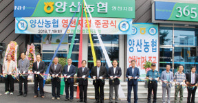 ‘양산농협 영천지점’ 확장 개점…본격 영업