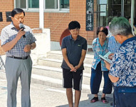 능서농협, 영농회 돌며 삼계탕 재료·복달임 음식 선물