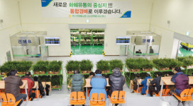 음성화훼유통센터 100억 매출 쾌거