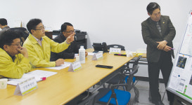 강원농협, 철원 AI 방역현장 격려 방문
