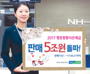 ‘2017행운팡팡사은예금’ 5조 돌파