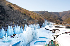 [느릿느릿 마을여행] 충남 청양 알프스마을…겨울을 타자 추억을 낚자