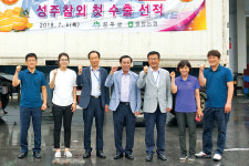 성주참외, 말레이시아 입맛 확 사로잡는다